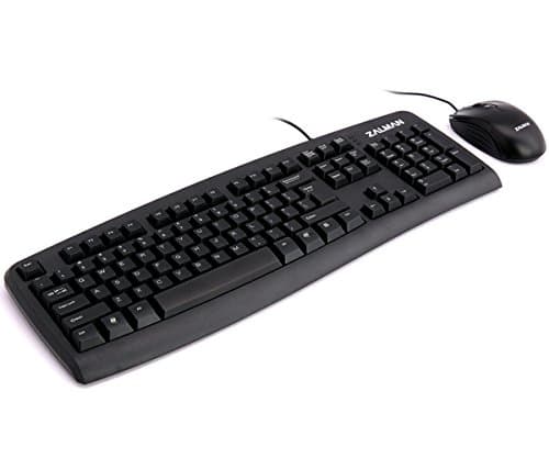 Zalman ZM-K380 Combo Wired Standard Keyboard with Laser Mouse image