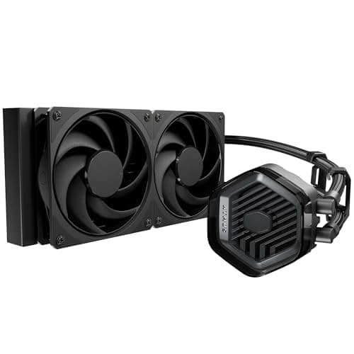 Cooler Master MasterLiquid 240 ATMOS Stealth Water 240mm 75.2 CFM Black image
