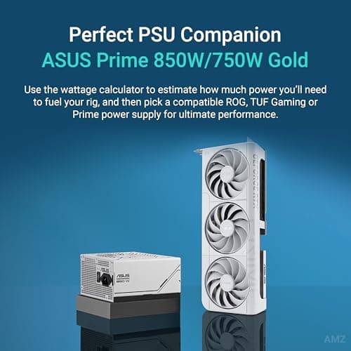 Asus PRIME OC GeForce RTX 5070 12GB GDDR7 White / Silver image