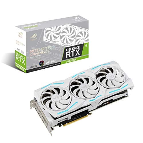 ROG Strix White GeForce RTX 2080 Super Overclocked Triple-Fan 8GB GDDR6 PCIe 3.0 Graphics Card main image