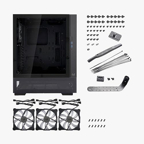 In Win ModFree Base ATX Full Tower Black Tempered Glass Side Panel image