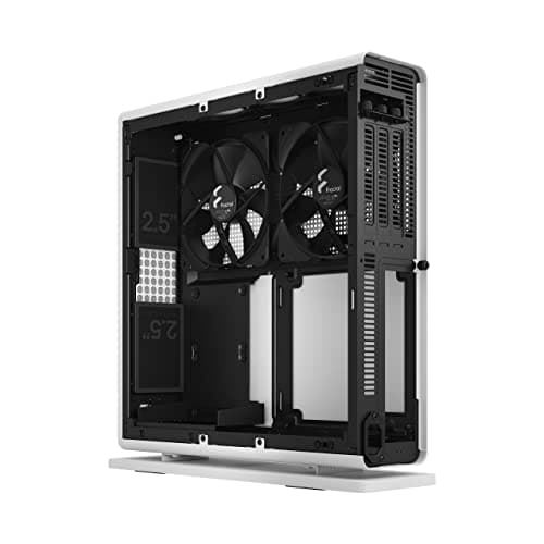 Fractal Design Ridge PCIe 4.0 Mini-ITX Tower White Mesh Side Panel, USB 3.2 Gen 2 Type-C, USB 3.2 Gen 1 Type-A image