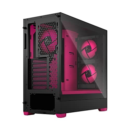 Fractal Design Pop Air ATX Mid Tower Pink / Black Tempered Glass Side Panel image