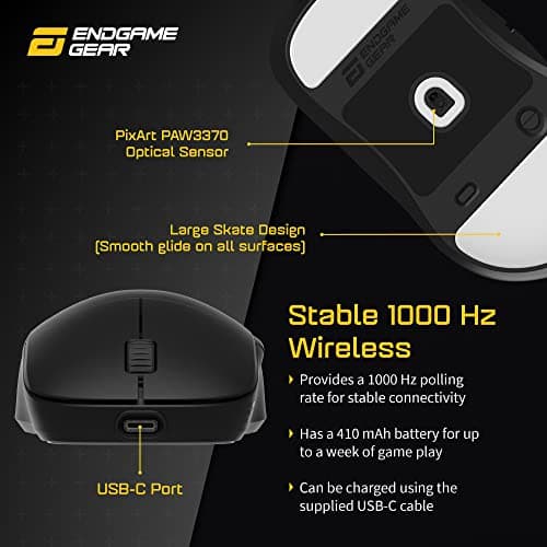 Endgame Gear XM2we Wireless/Wired Optical Gaming Mouse image