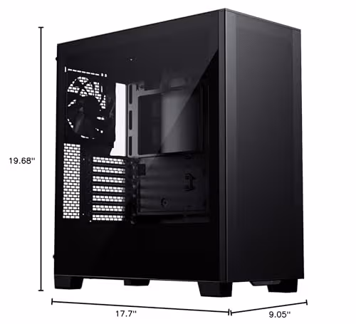 Phanteks XT PRO ATX Mid Tower Black Tempered Glass Side Panel image