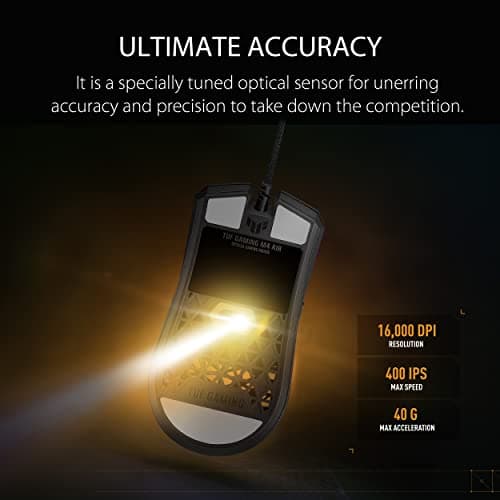 Asus TUF Gaming M4 Air Wired Optical Gaming Mouse image