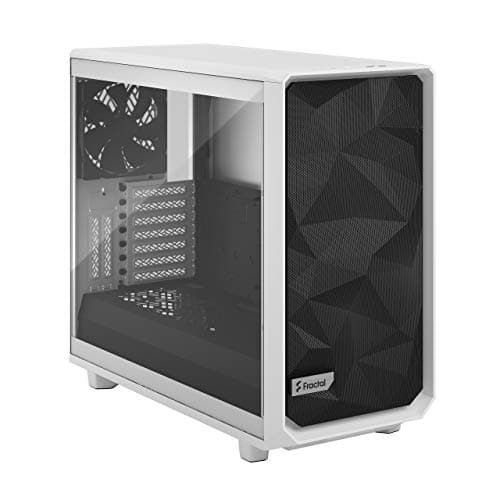 Fractal Design Meshify 2 ATX Mid Tower White / Black with Tempered Glass Side Panel and USB 3.2 Gen 2 Type-C, USB 3.2 Gen 1 Type-A image