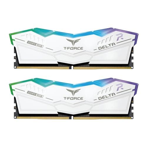 TEAMGROUP T-Force Delta RGB White DDR5-6000 CL38 32GB (2x16GB) main image