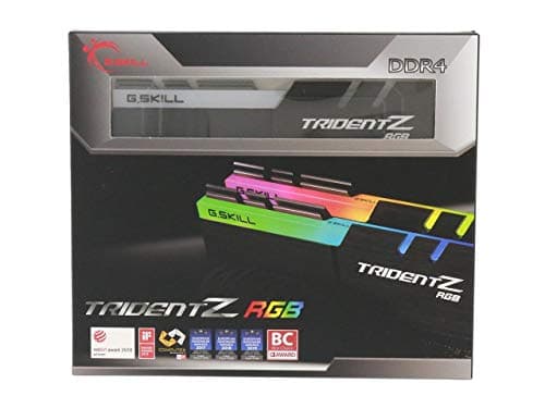 G.Skill Trident Z RGB Black DDR4-3200 CL16 64GB (2x32GB) image