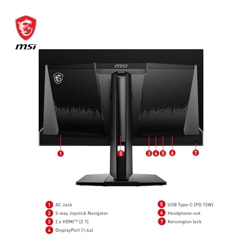 MSI MAG 271QPX 26.5" 1440p 360Hz QD-OLED Monitor image