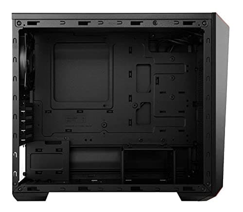 Cooler Master MasterBox Lite 3.1 Micro ATX Mid Tower Black/Red Tempered Glass Side Panel image