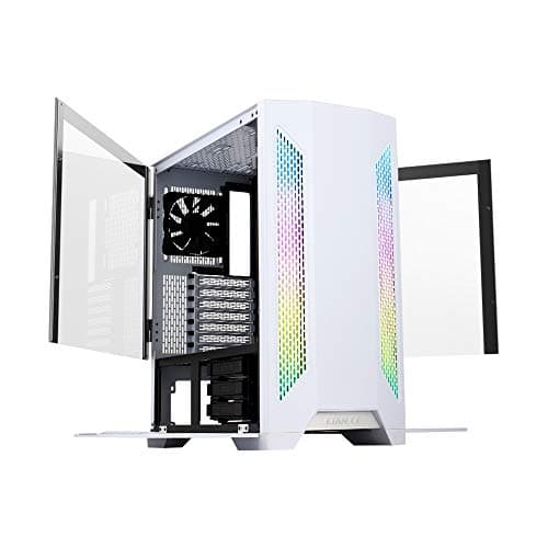 Lian Li LANCOOL II-W ATX Mid Tower White / Black Tempered Glass Side Panel image