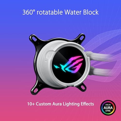 Asus ROG STRIX LC III ARGB Water 360mm ARGB 70.38 CFM White image