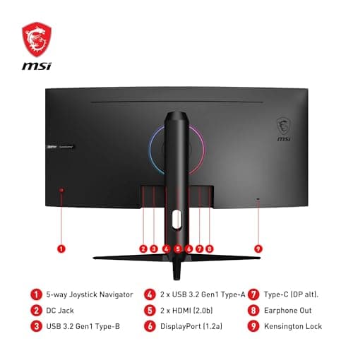 MSI Optix MAG301CR2 29.5" 2560x1080 200Hz VA Curved Monitor image