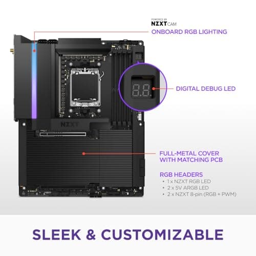 NZXT X870E N9 AM5 DDR5 ATX image