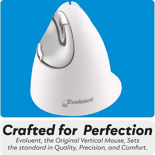 Evoluent VerticalMouse 4 Right Bluetooth Wireless Laser Mouse image