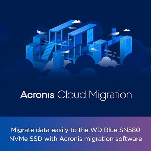 Western Digital Blue SN580 1TB M.2 SSD PCIe 4.0 NVMe image