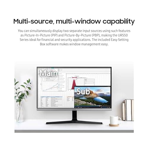 Samsung U28R550 28" 4K 60Hz IPS Monitor image