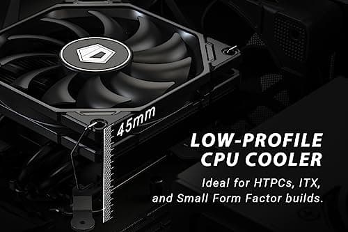 ID-COOLING IS-40X Air 45mm Black / White image