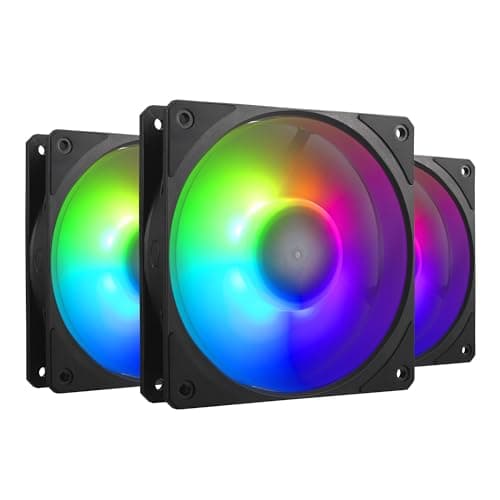 Cooler Master Mobius 120P 120mm Black PWM ARGB 3-Pack image