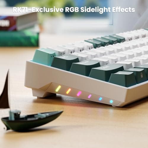 RK Royal Kludge RK71 Mechanical Gaming Keyboard RGB Bluetooth image