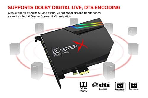 Creative Labs Sound BlasterX AE-5 PCIe x1 5.1 Channel 32-bit 384 kHz image