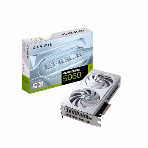 Gigabyte EAGLE OC ICE GeForce RTX 5060 8GB GDDR7 White image