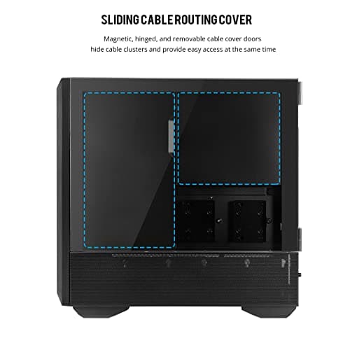 Lian Li LANCOOL III ATX Mid Tower Black RGB Tempered Glass Side Panel image