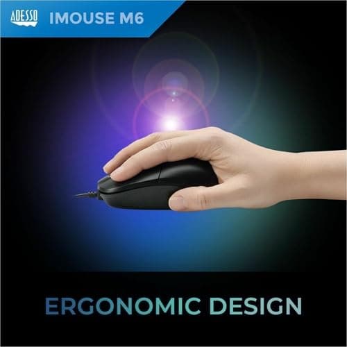 Adesso iMouse M6-TAA Wired Optical Mouse image