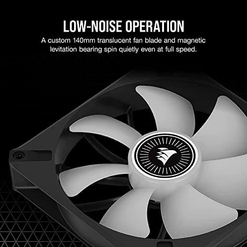 Corsair iCUE ML RGB ELITE Premium 140mm White Addressable RGB PWM 82.9 CFM image