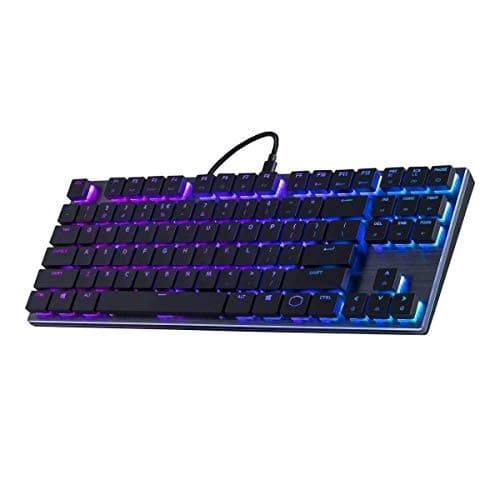 Cooler Master SK630 RGB Wired Cherry MX Low Profile Red Gaming Keyboard image