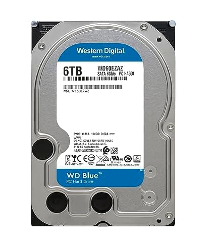 Western Digital Blue 6TB HDD 3.5" 5400RPM SATA 6.0 Gb/s Internal image