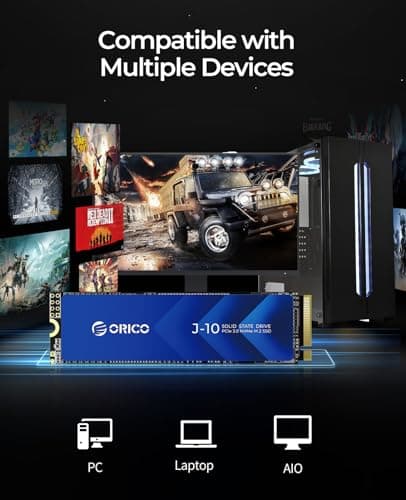 Orico J-10 2TB M.2-2280 SSD PCIe 3.0 X4 NVMe image