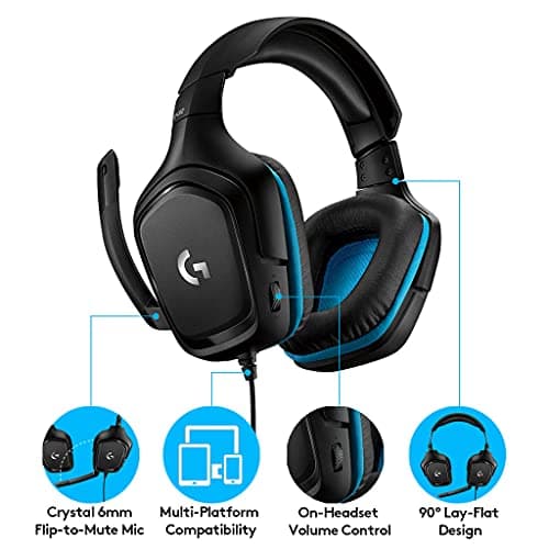 Logitech G432 7.1 Channel Closed Gaming Headset image