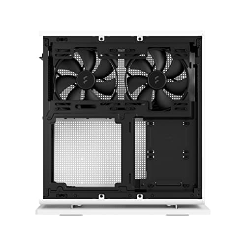 Fractal Design Ridge PCIe 4.0 Mini-ITX Tower White Mesh Side Panel, USB 3.2 Gen 2 Type-C, USB 3.2 Gen 1 Type-A image
