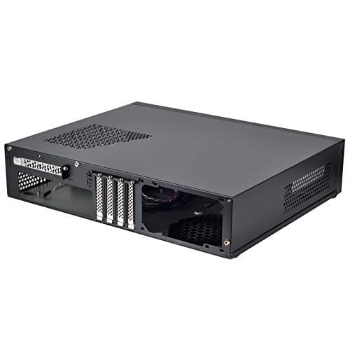 Silverstone ML04 HTPC Black Mesh Side Panel USB 3.2 Gen 2 Type-C USB 3.2 Gen 1 Type-A image