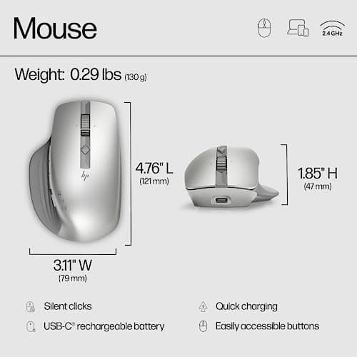 HP 930 Creator Bluetooth Wireless Wired Optical Mouse image