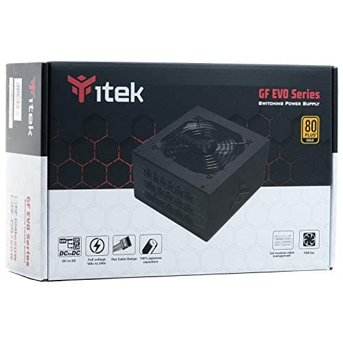 iTek GF EVO Black 650W Fully Modular 80+ Gold Certified image