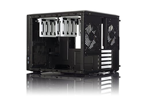 Fractal Design Node 804 Micro ATX Mid Tower Black with Acrylic Side Panel and USB 3.2 Gen 1 Type-A image