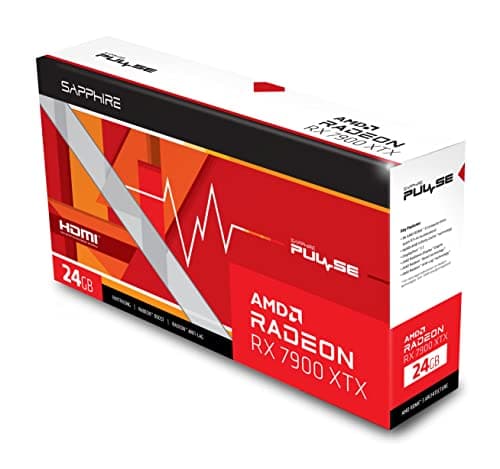 Sapphire PULSE Black / Red Radeon RX 7900 XTX 24GB GDDR6 Black / Red image