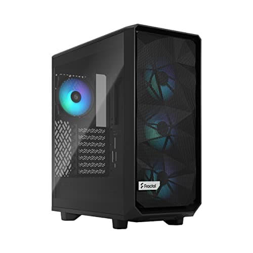 Fractal Design Meshify 2 Compact RGB ATX Mid Tower Black Tinted Tempered Glass image