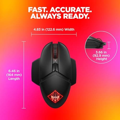 HP OMEN Photon Wireless Laser Gaming Mouse image