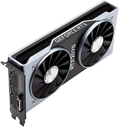 NVIDIA GeForce RTX 2070 Founders Edition 8GB GDDR6 Silver / Black image