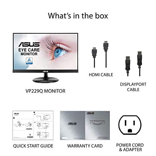 Asus VP229Q 21.5" 1080p 75Hz IPS Monitor image