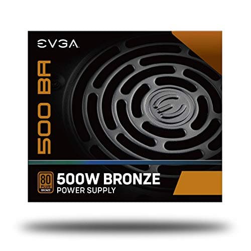 EVGA 500 BA Black 500W Non-Modular 80+ Bronze image