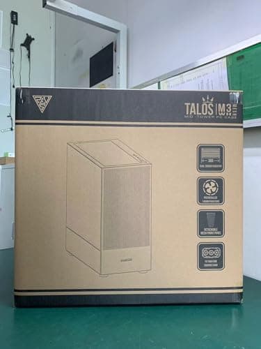 GAMDIAS Talos M3 Mesh ATX Mid Tower White Tempered Glass image