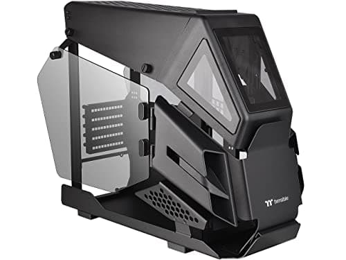 Thermaltake AH T200 Micro ATX Mid Tower Black Tempered Glass Side Panel with USB 3.2 Gen 2 Type-C and USB 3.2 Gen 1 Type-A image