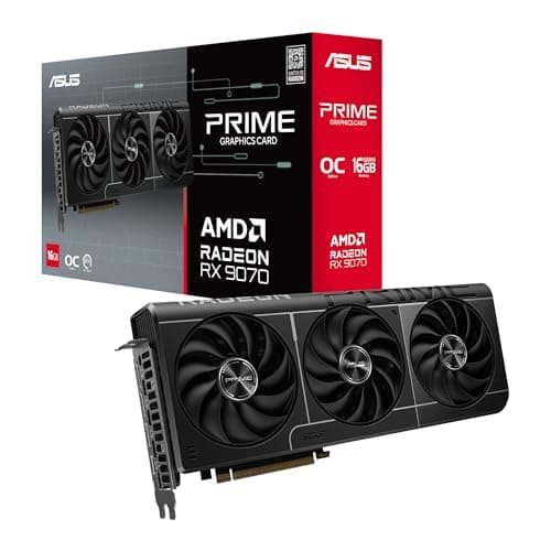 Asus PRIME OC Edition Radeon RX 9070 16GB GDDR6 Black main image