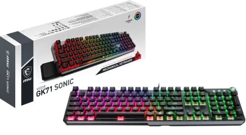 MSI Vigor GK71 SONIC RGB Mechanical Gaming Keyboard main image