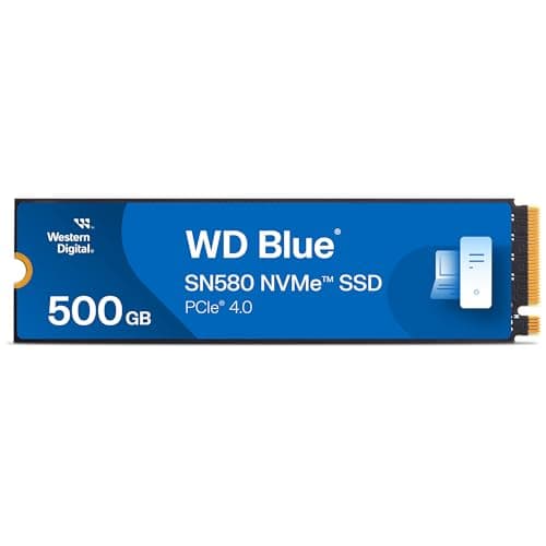 Western Digital Blue SN580 500GB SSD M.2-2280 PCIe 4.0 x4 NVMe main image